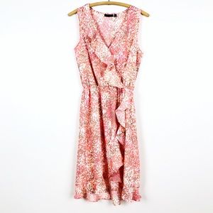 Apt 9 ruffle wrap dress